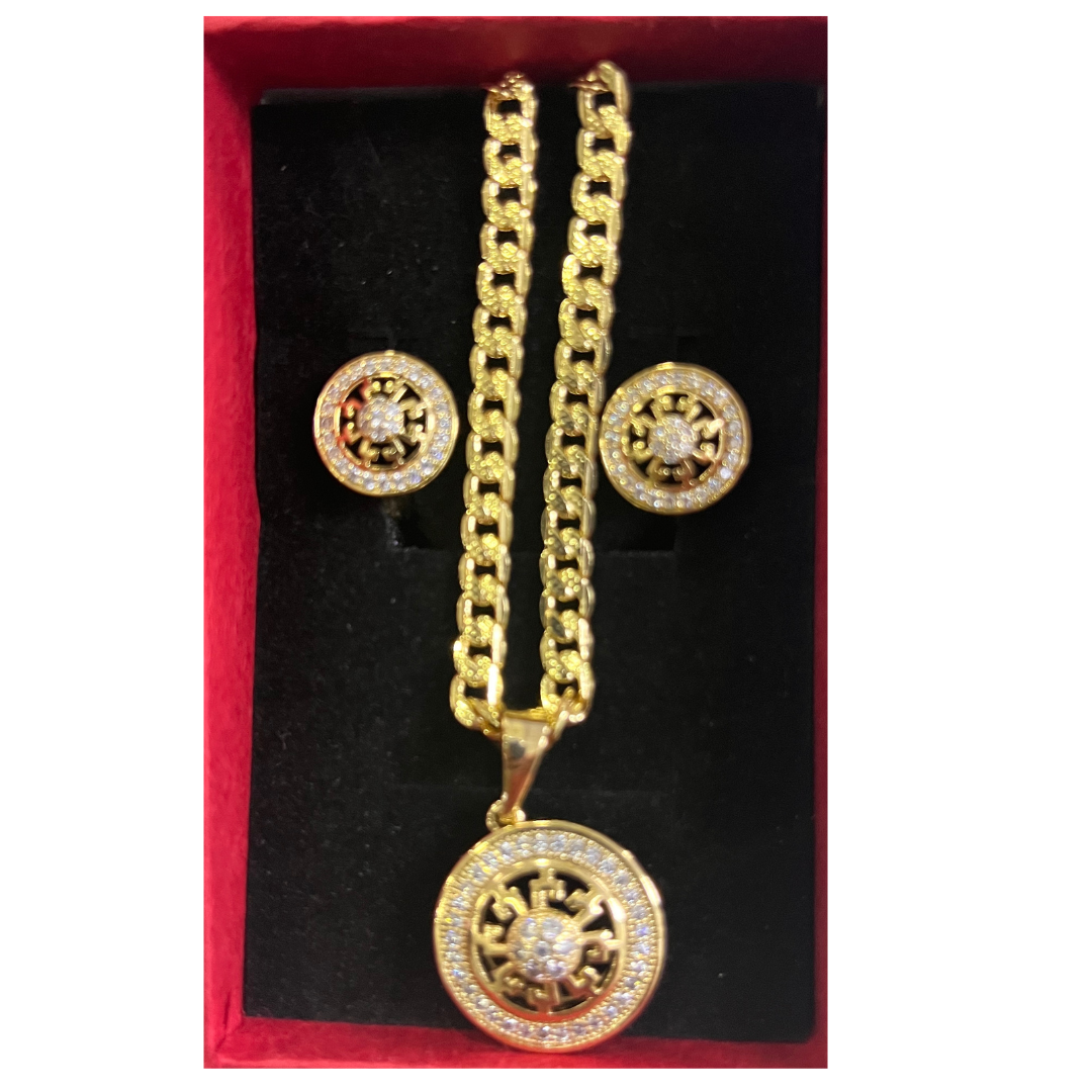 SET JOYERIA DE 14K VERSACEM10050-50